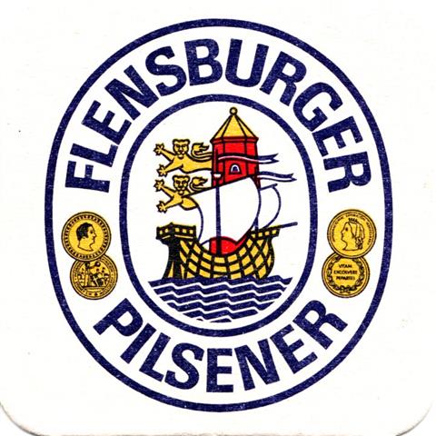 flensburg fl-sh flens his stadt 5-8a (quad185-ovaler blauer rahmen) 